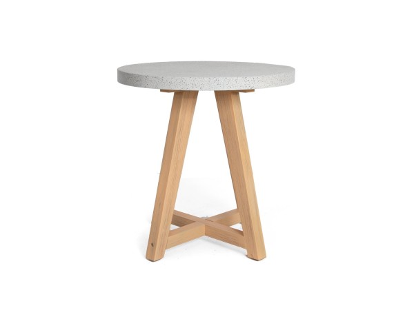 Τραπέζι Bistro Noria Terazzo Grey Black (70x70x75) Soulworks 0800020