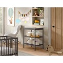 Dino Βρεφική Αλλαξιέρα με 2 ράφια - Ανθρακί