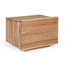 Κομοδίνο Aron Καφέ (60x45x45εκ.)