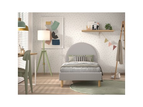  Moon Κρεβάτι Μονό Γκρι