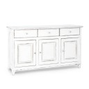 ΜΠΟΥΦΕΣ COLETTE SIDEBOARD 3DO-3DR ΛΕΥΚΟΣ 150Χ45Χ90