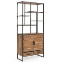 Βιβλιοθήκη ELMER  (2 συρτάρια - 2 ντουλάπια) 90x40x200 εκ.