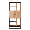 Βιβλιοθήκη Nartan Μασίφ Ξύλο 88x40x194 εκ.