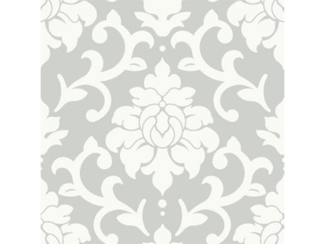 Αυτοκόλλητη Ταπετσαρία Grey Damask Peel KAL.RMK9112