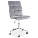 Καρέκλα Γραφείου 020 βελούδο Γκρι