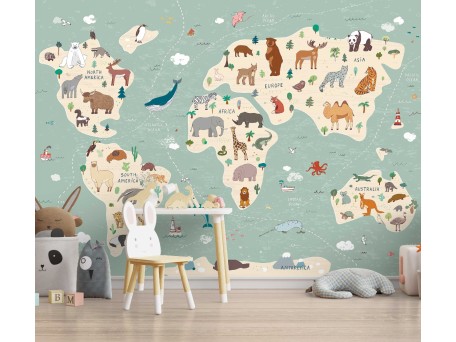 Φωτοταπετσαρία χάρτης 6