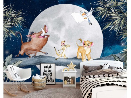 Φωτοταπετσαρία Βασιλιάς των λιονταριών 1