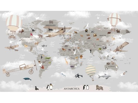 Φωτοταπετσαρία χάρτης 17