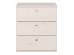  Συρταριέρα Memphis  με 3 συρτάρια σε ξύλο πεύκου - White Wash