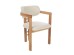 Artekko T Model Καρέκλα με Ξύλινο Σκελετό σε Φυσική Απόχρωση και Εκρού Ύφασμα (56x55x80)cm Artekko T Model Καρέκλα με Ξύλινο Σκελετό σε Φυσική Απόχρωση και Εκρού Ύφασμα (56x55x80)cm