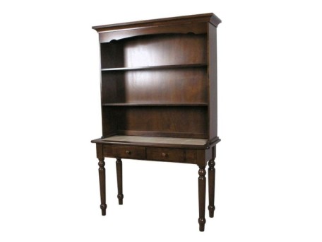 Artekko Theor Πιατοθήκη με Πλακάκι Ξύλινη Καφέ (105x45x180)cm