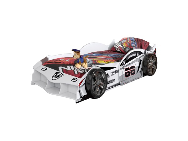 Παιδικό Κρεβάτι  Max Car Λευκό