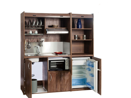 Πολυκουζινάκι 190 με στόρι , μικρό ψυγείο και φουρνάκι 