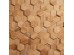 Πάνελ Επένδυσης Τοίχου 3D Rebel of Styles Teak Hexagon 540-012 απο Φυσικό Ξύλο  260x150x20mm σετ 5 Τεμάχια