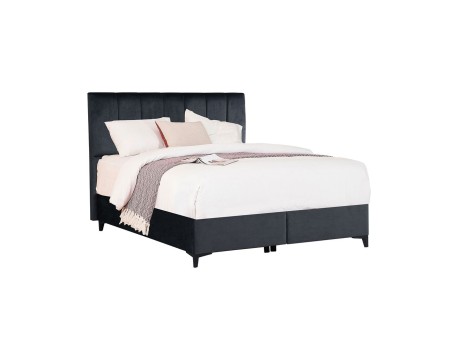 ΚΡΕΒΑΤΙ ΜΕ ΑΠΟΘΗΚΕΥΤΙΚΟ ΧΩΡΟ STICKS (ΓΙΑ ΣΤΡΩΜΑ 160x200cm) ΓΚΡΙ