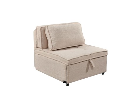 Πολυθρόνα Κρεβάτι SLEEP OFF WHITE 78x87x80