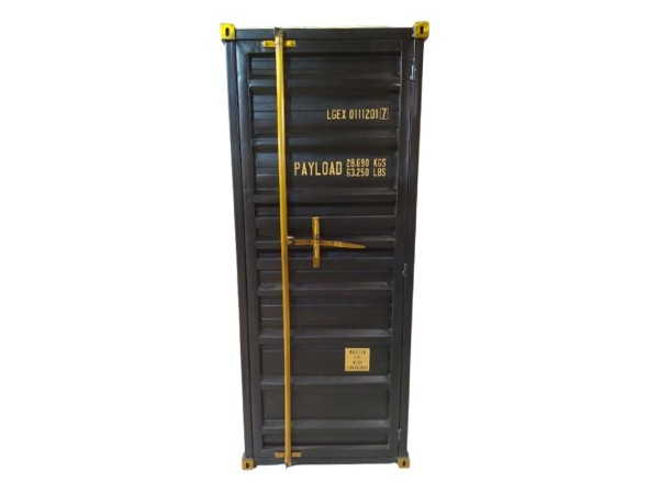 ΒΙΒΛΙΟΘΗΚΗ ΨΗΛΗ CONTAINER ΜΑΥΡΟ ΧΡΥΣΟ RUSTY 61x40x177 ΒΙΒΛΙΟΘΗΚΗ ΨΗΛΗ CONTAINER ΜΑΥΡΟ ΧΡΥΣΟ RUSTY 61x40x177