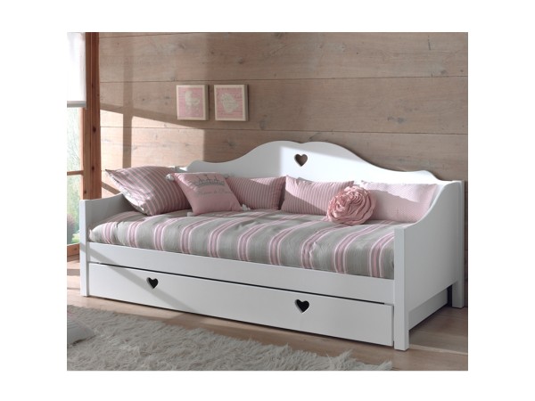 Κρεβάτι ξύλινο Κ1 με συρόμενο κρεβάτι
