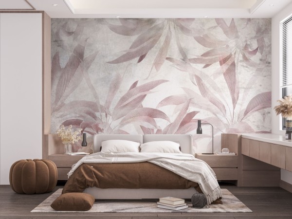 Φωτοταπετσαρία Pink Palm Dreams Φωτοταπετσαρία Pink Palm Dreams