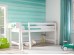Παιδικό κρεβάτι υπερυψωμένο  οξιάς Smart plus σε φυσικό χρώμα