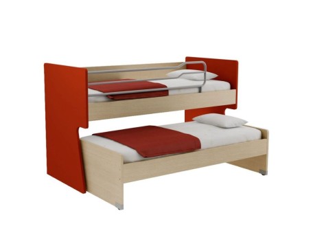 Κουκέτα χαμηλή Bee δρυς/κόκκινο