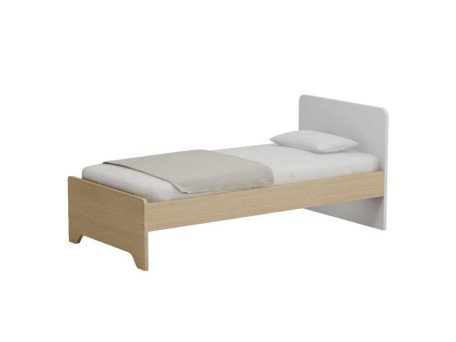 Μονό Κρεβάτι Econd δρυς/λευκό