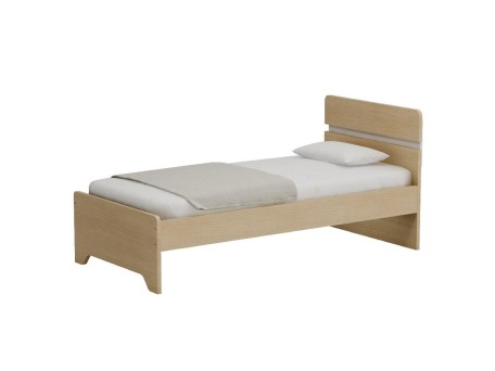 Μονό Κρεβάτι Rave δρυς/λευκό