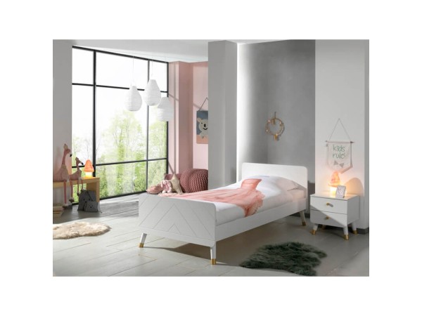 Κρεβάτι ξύλινο Billy λευκό Κρεβάτι ξύλινο Billy λευκό