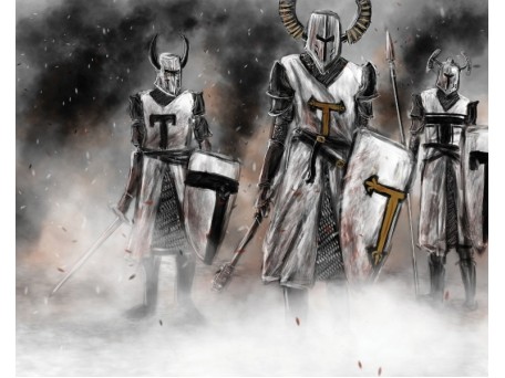 Φωτοταπετσαρία Ιππότες 1