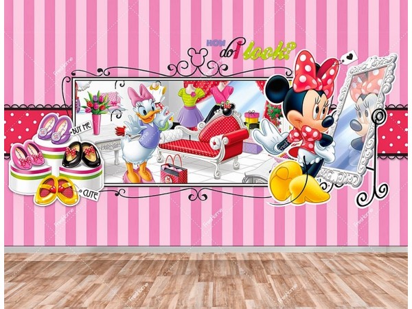 Φωτοταπετσαρία Minnie Mouse 1 Φωτοταπετσαρία Minnie Mouse 1